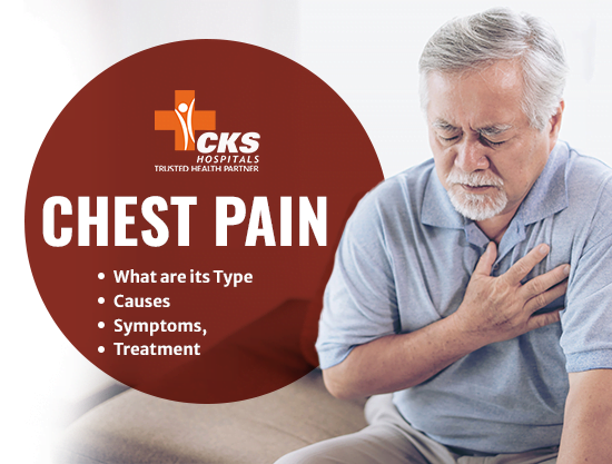 Chest pain – What are its type, causes, symptoms, and treatment