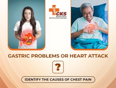 Difference Between Gastric Pain and Heart Attack – CKS Hospitals