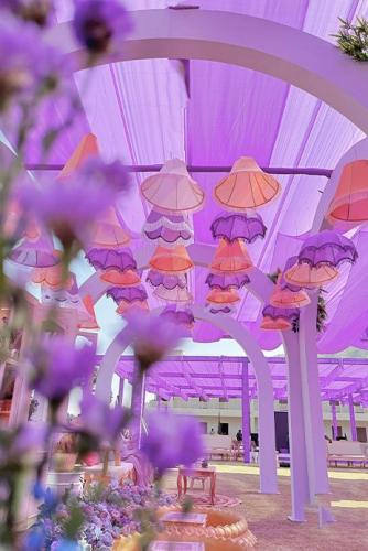 Lavender Theme Haldi Event